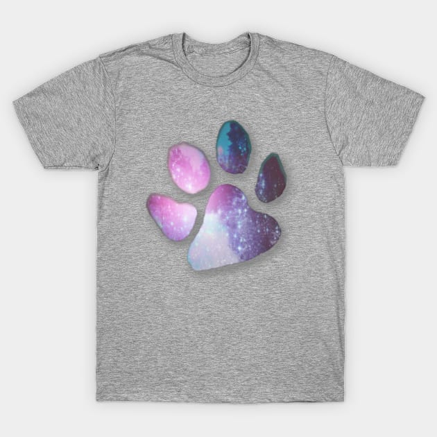 Galaxy Paw T-Shirt by rontta